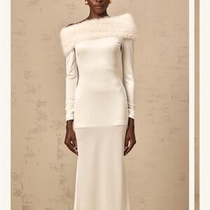 Miss Rosier Faux Fur Dress